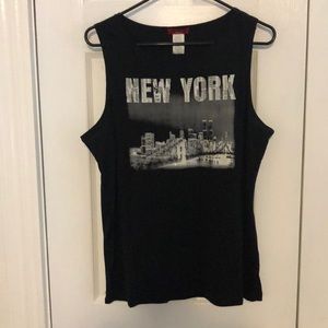 New York skyline tank top